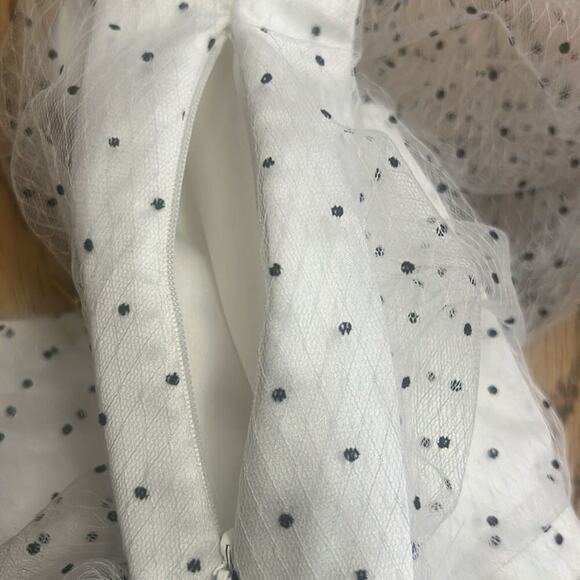 ALICE MCCALL MYSTERIA MINI POLKA DOT COCKTAIL DRESS IN PORCELAIN SZ US4‎ EU 36 - Picture 14 of 16